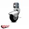 Service Caster 2'' Bright Chrome Neoprene Rubber Caster Corner Mount Bracket SCC-GR03S210-NPRB-BC-71678-CB90 - alternate 3